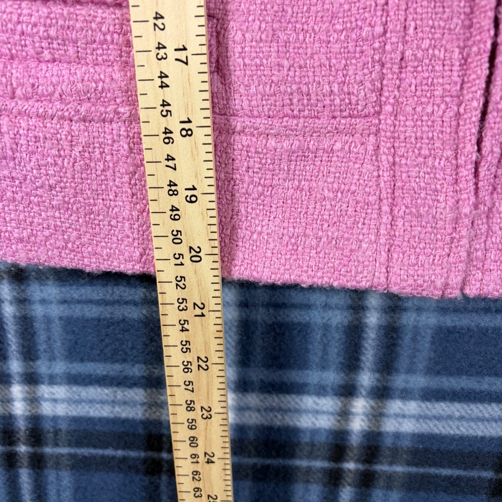 J.Crew Lady Jacket Pink Boucle Tweed Wool Blend Blazer BT544 Size 8 NEW - Picture 3 of 8